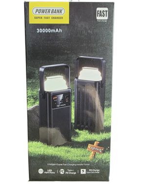 Powerbank 30000 mAh carga rápida