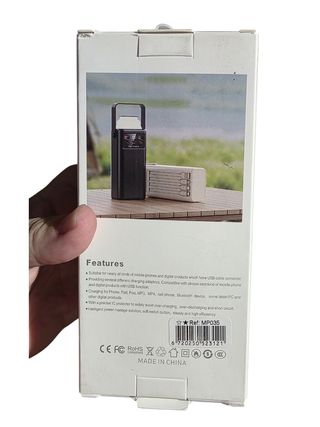 Powerbank 30000 mAh carga rápida