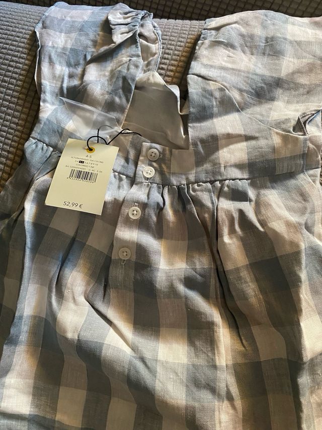 Vestido Gocco niña cuadros