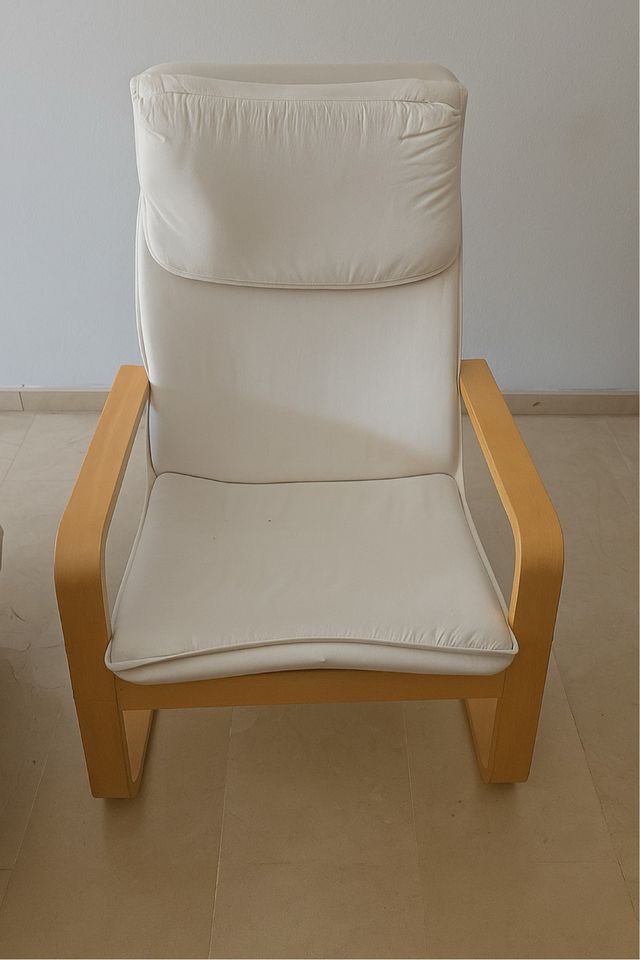 Sillón relax IKEA blanco roto