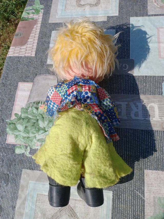 Bambola clown vintage anni '70