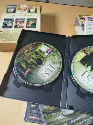 3x DVD: jane Austen, Novela Romántica, Poldark