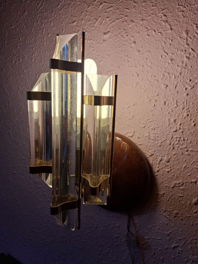 Lámpara de pared vintage 30cm - dorado