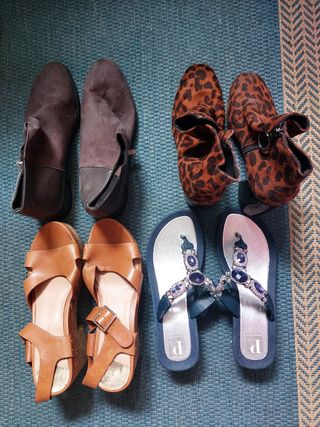 Pack 4 zapatos mujer varios estilos
