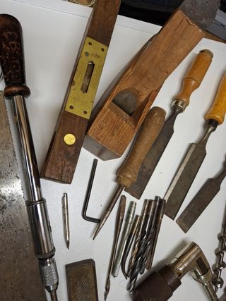 Herramientas carpintero antiguas