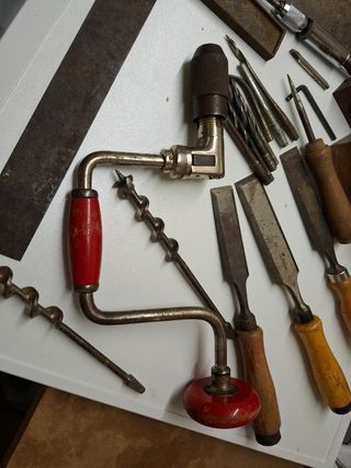 Herramientas carpintero antiguas