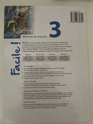 Facile libro de ejercicios y libro de teoria A2