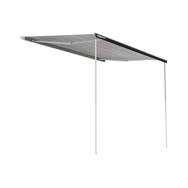 Toldo Fiamma F80s 3.7m - Blanco/Plata/Negro.