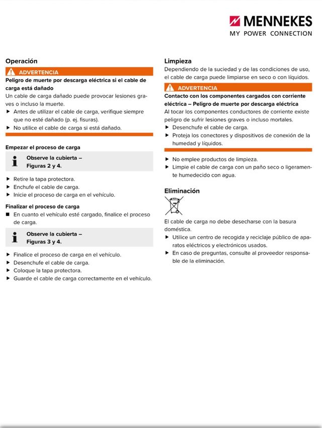 Cable Carga Coche Eléctrico Mercedes
