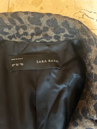 Chaqueta Zara Leopardo XXL