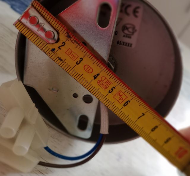 Faretto Parete Arancione & Argento - Nuovo