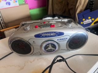 Radio portatile KINWAH stereo argento