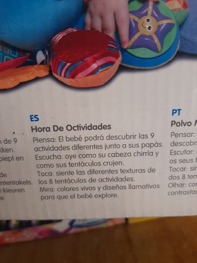 Peluche Lamaze Baby Octopus 6m+