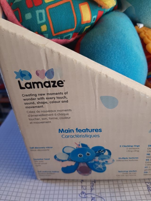 Peluche Lamaze Baby Octopus 6m+