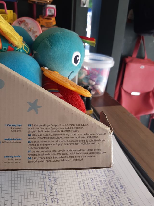 Peluche Lamaze Baby Octopus 6m+