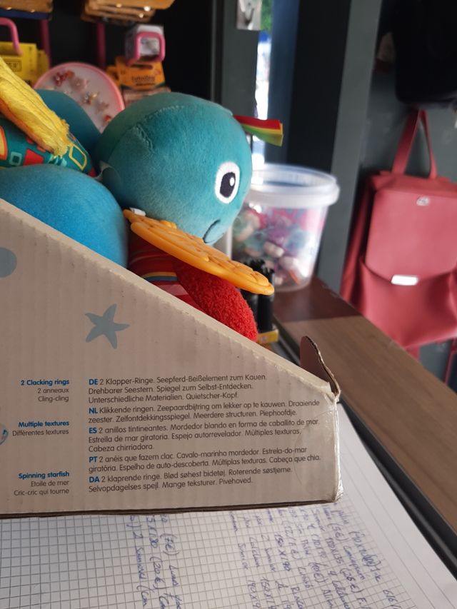 Peluche Lamaze Baby Octopus 6m+