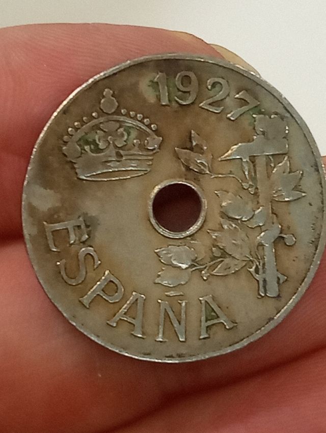 Moneda 25 Céntimos 1927