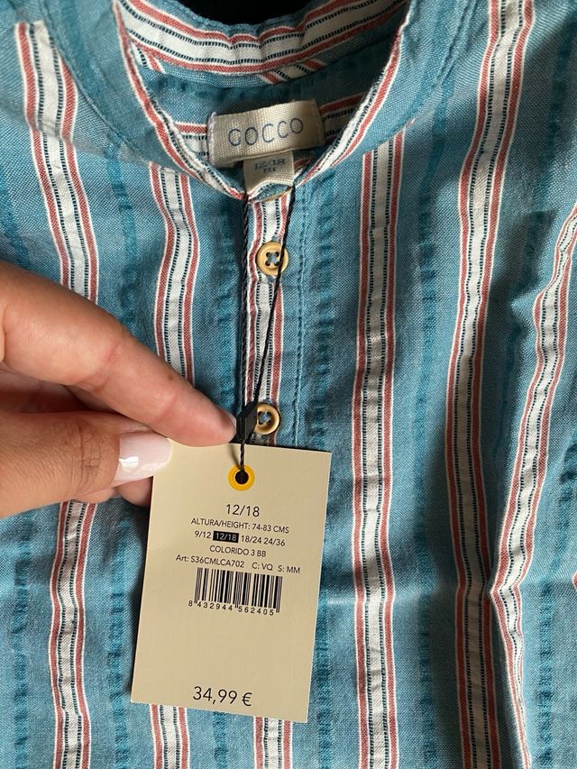 Camisa niño Gocco 12/18 meses