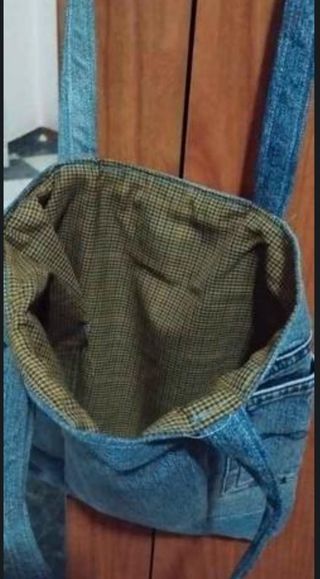 Bolso vaquero hecho a mano