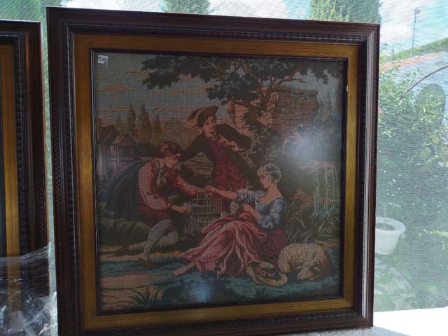 2 Cuadros tapices paisajes