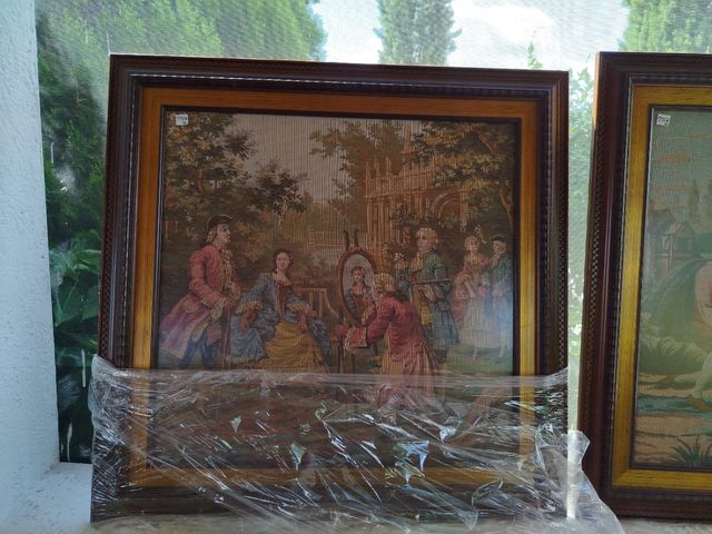 2 Cuadros tapices paisajes