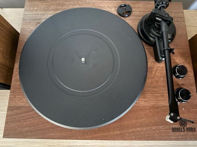 Tocadiscos Angels Horn marrón Bluetooth