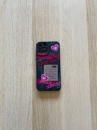 Custodia per iPhone 12/13 Pro Max - Nero Rosa