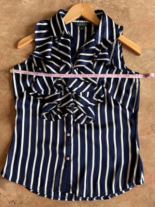 Blusa Ralph Lauren rayas azul-blanco