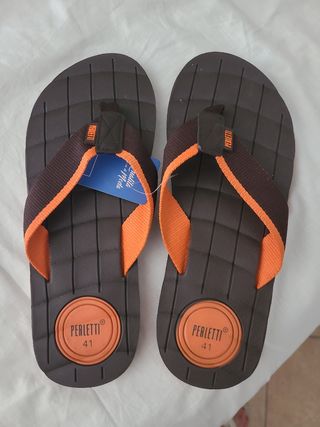 Infradito PERLETTI uomo 41 marroni