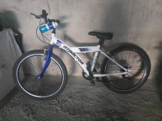 Bicicleta niño 24" blanca/azul