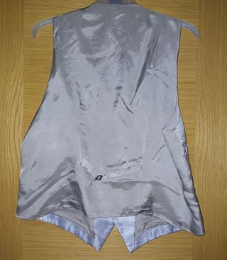 Chaleco gris plata - Boda
