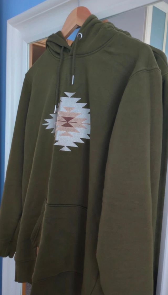 Sudadera verde caqui- Back to the roots