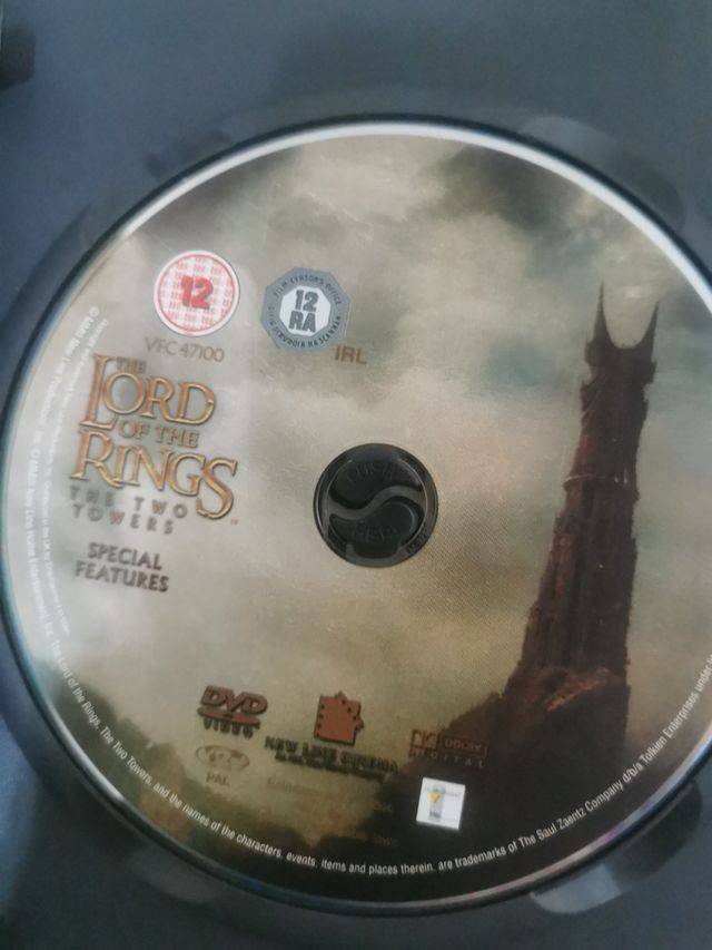DVD El Señor de los Anillos: Las Dos Torres