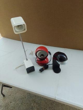 Lotto di 3 Lampade vintage: Artemide e altre