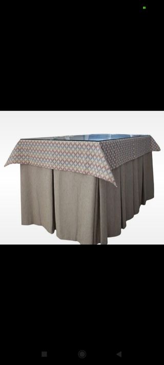 Mesa camilla rectangular - beige