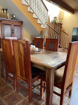 6 Sillas Madera Maciza Tropical