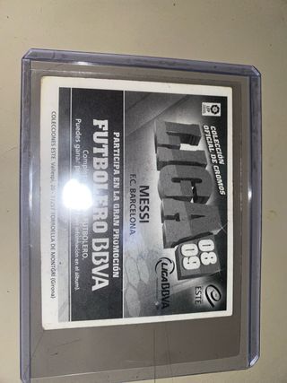 Cromo Messi FC Barcelona 08-09 Panini
