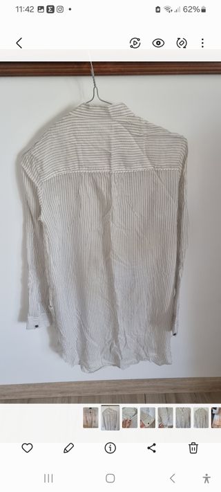 Camisa larga verano