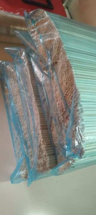 Palillos madera - 5 paquetes
Total 5000 unidades 