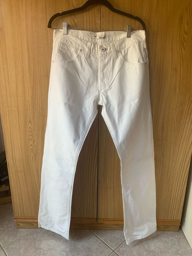 Jeans Meltin Pot bianchi tg M