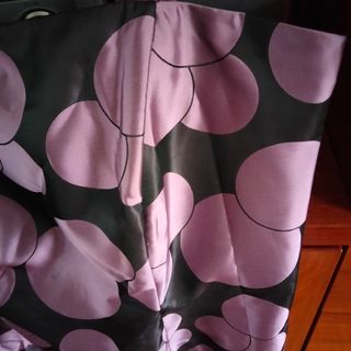 Vestido fiesta malva y gris - Talla 50