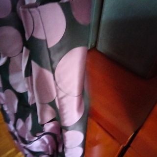 Vestido fiesta malva y gris - Talla 50