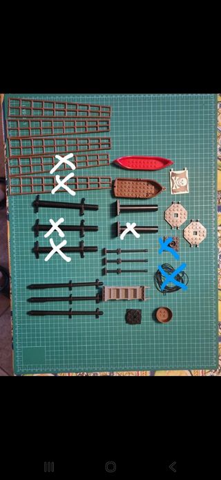 Lego Pirates - Pezzi sfusi
