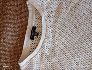 Top blanco Massimo Dutti M
