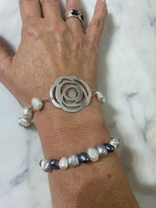 Pulsera TOUS - Plata y Perla
