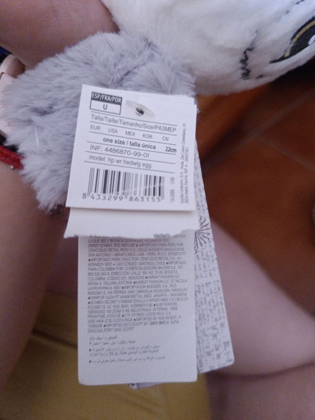 Peluche búho nival Harry Potter 