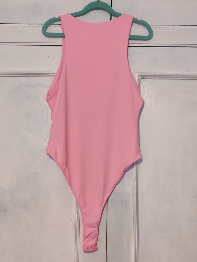Body Zara rosa palo - sin mangas