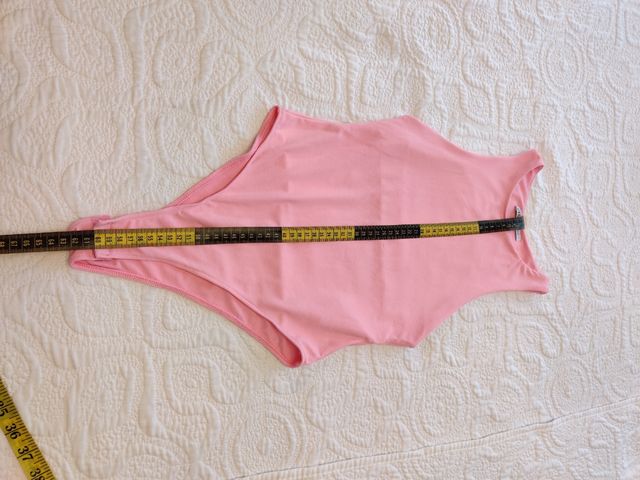 Body Zara rosa palo - sin mangas