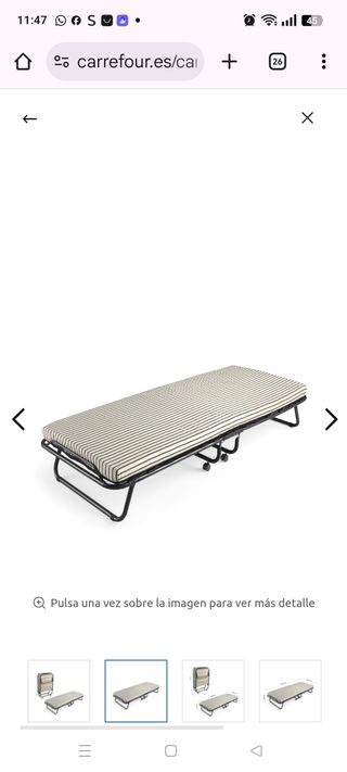 Cama plegable Ikea - individual
