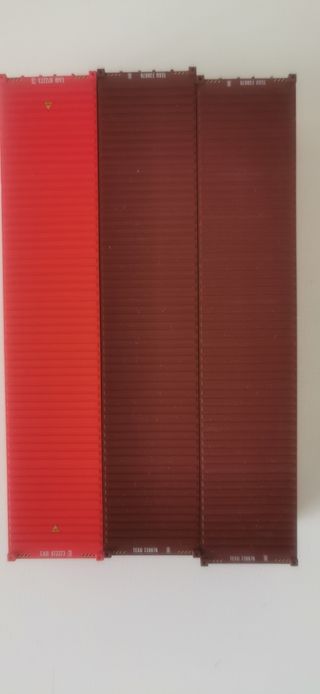 3 Contenedores 40 pies en HO, ELECTROTREN, MABAR.